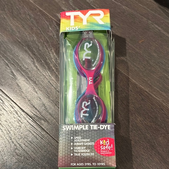 TYR Swim Goggle Swimple Tie-Dye,UVA/UVB protection,anti fog,easy adjustment - Picture 1 of 6
